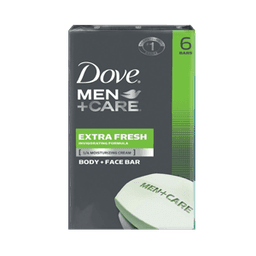 Dove - MEN+ CARE BAR SOAP EXTRA FRESH 4 oz 6 pk - Body Care