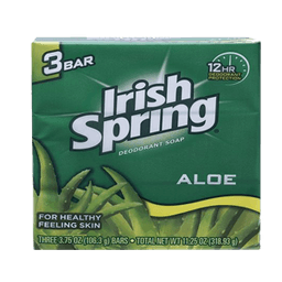 Irish Spring - BAR SOAP ALOE 18/3 pk - Body Care