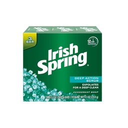 Irish Spring - BAR SOAP DEEP ACTION  18/3pk - Body Care