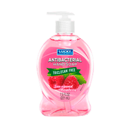 Lucky - HAND SOAP ANTIBACTERIAL RAPSBERRY 7.5 oz - Body Care