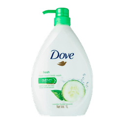 Dove - BODY WASH W/PUMP GO FRESH TOUCH CUCUMBER 33.8 oz - Body Care