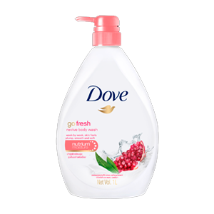 BODY WASH W/PUMP GO FRESH REVIVE POMEGRANATE 34 oz