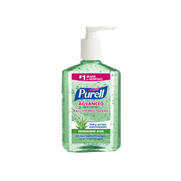 HAND SANITIZER ALOE BOTTLE PUMP 8 oz image