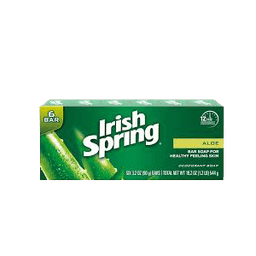 Irish Spring - BAR SOAP ALOE 12/6 pk - Body Care