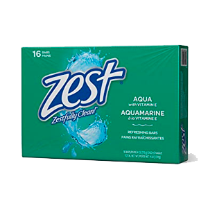 BAR SOAP AQUA 4 oz 16 pk