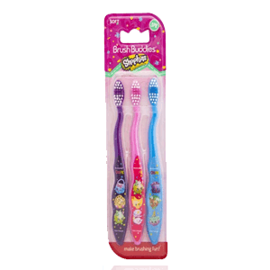 TOOTHBRUSH CHILDREN'S BRUSH BUDDIES SHOPKINS