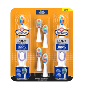 TOOTHBRUSH  ELECTRIC SOFT PK/4