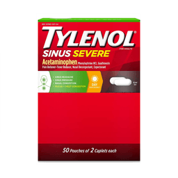 Tylenol - SINUS SEVERE RELIEF ACETAMINOPHEN CAPLETS 20/2 ct - Medicine