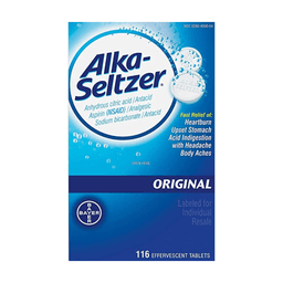 Alka-seltzer - ANTIACID ORIGINAL EFFERVESCENT TABLETS 116 ct - Medicine