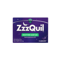 Vicks - ZzzQUIL NIGHTIME SLEEP AID LQUIDCAPS 8 ct - Medicine