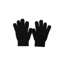 ADULT COTTON GLOVES BLACK - Home & Kitchen