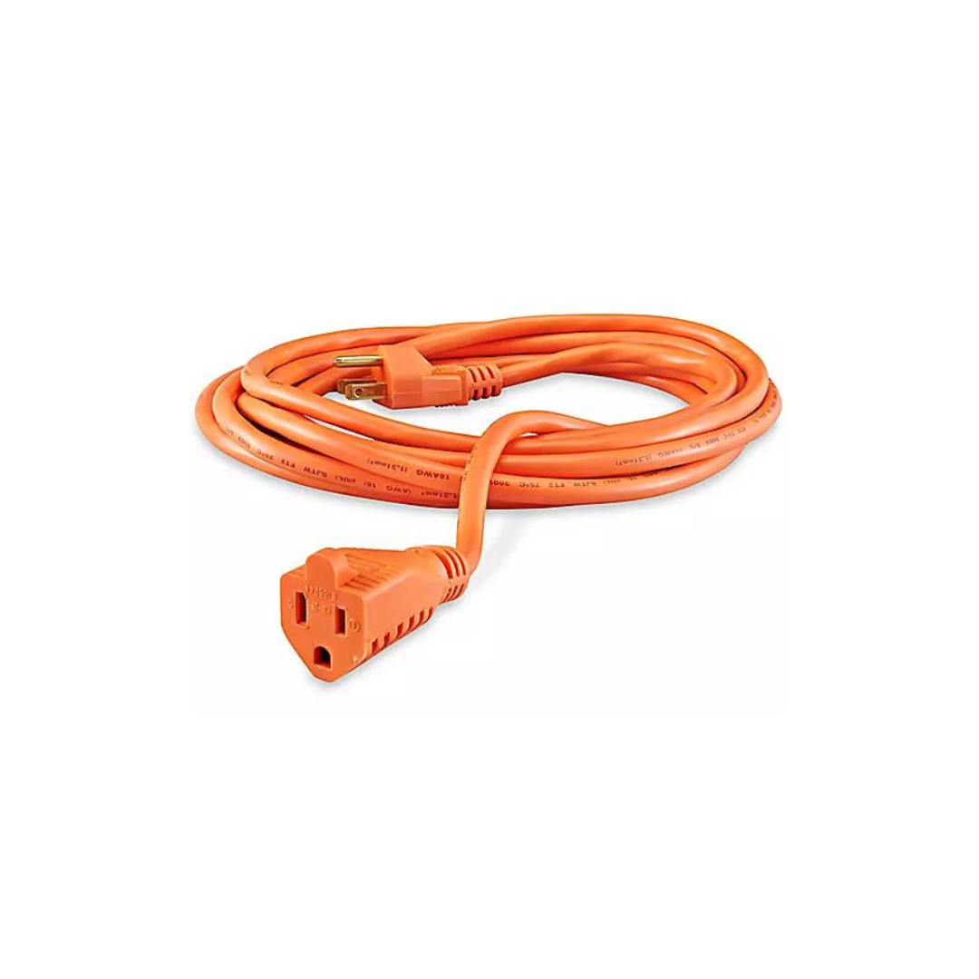 EXTENSION CORD ORANGE 15 ft