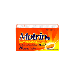 Motrin Ib - IBUPROFEN PAIN RELIEVER & FEVER REDUCER CAPLETS 24 ct - Medicine