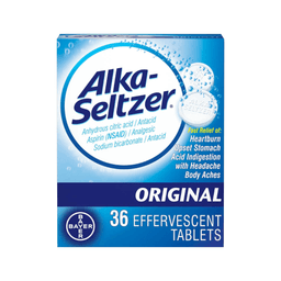 Alka-seltzer - ANTIACID/ANALGESIC ORIGINAL EFFERVESCENT TABLETS 36 ct - Medicine