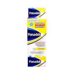 Panadol - COLD & FLU NON-DROWSY ACETAMINOPHEN CAPLETS 50/2 ct - Medicine