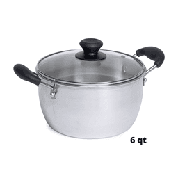 POT WITH GLASS LID 6 qt image