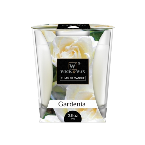 SCENTED CANDLE GARDENIA 12/3 OZ