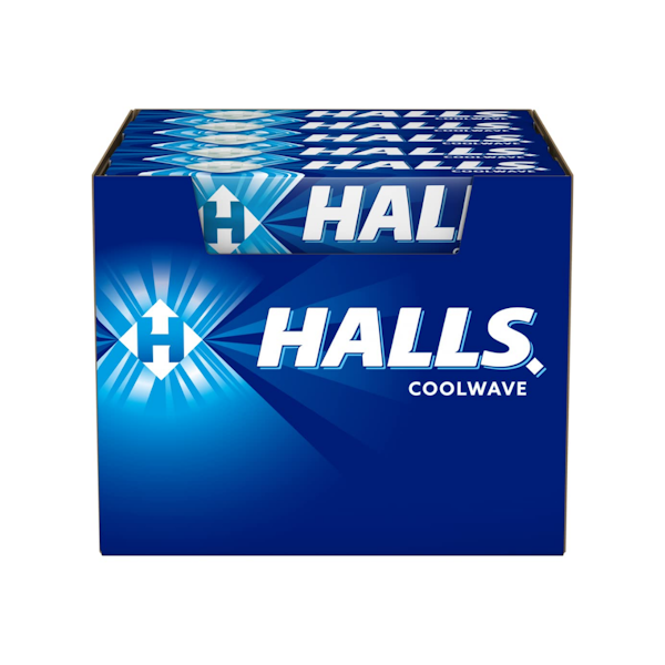 HALLS STICK COOLWAVE PK/20