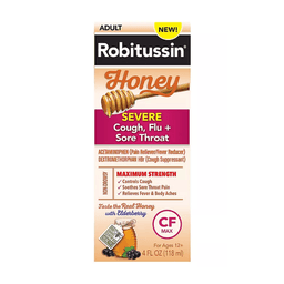 Robitussin - CF MAX HONEY SEVERE COLD & FLU 4 oz - Medicine