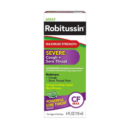 CF MAX SEVERE COUGH & SORE THROAT 4 oz image