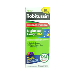 Robitussin - DM MAX BERRY NIGHTTIME COUGH 4 oz - Medicine