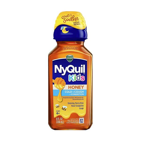 NYQUIL KIDS COLD & COUGH HONEY 8 oz