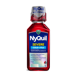 NYQUIL COLD & FLU SEVERE 8 oz image