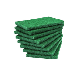 House Care - GREEN SCOURING PADS 7 PK - Home & Kitchen