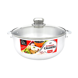 ALUMINUM CALDERO WITH GLASS LID 4.9 qt #7 image