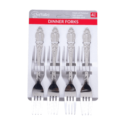 Chef Valley - DINNER FORK SET 4 pk - Home & Kitchen