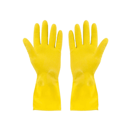 Beauty Hands - YELLOW LATEX GLOVES SMALL - Home & Kitchen