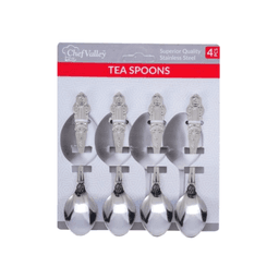 Chef Valley - TEA SPOON SET 4 pk - Home & Kitchen