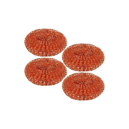 House Care - COPPER MESH SCOURER 4 pk - Home & Kitchen