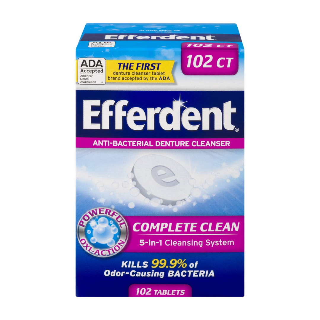 DENTURE CLEANSER TABLETS 102 ct