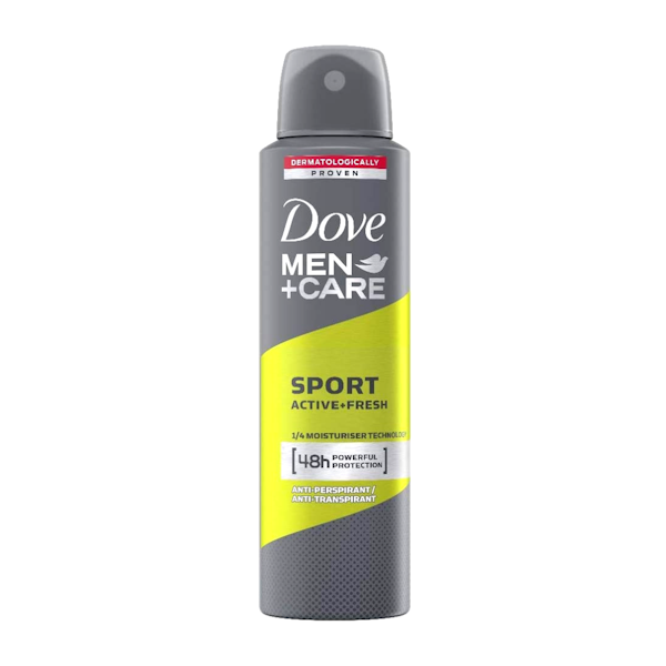 SPORT ACTIVE+FRESH MEN+CARE SPRAY DEODORANT 150 ml