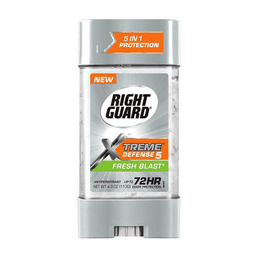 Right Guard - XTREME DEFENSE 5 FRESH BLAST GEL DEODERANT 4 oz - Deodorant