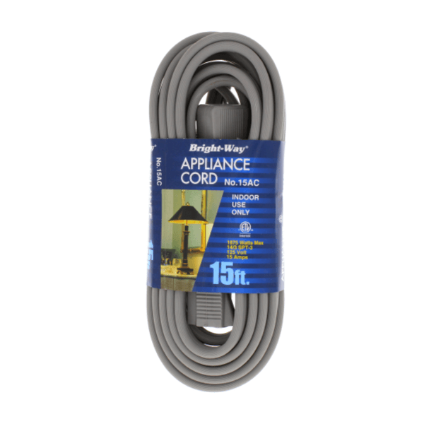 BRIGHT WAY APPLIANCE CORD 15 ft