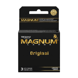 Trojan - MAGNUM BLACK ORIGINAL CONDOM 3 ct - Medicine