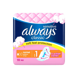 Always - CLASSIC SENSITIVE WITH WINGS #1 16/10 ct - Body Care