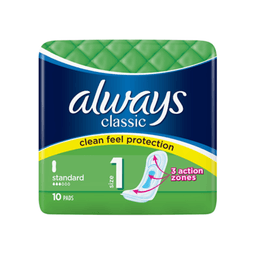 Always - CLASSIC STANDARD NO WINGS #1 24/10 ct - Body Care