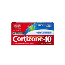 Cortizone 10 - SOOTHING ALOE CREME ANTI ITCH 1 oz - Medicine