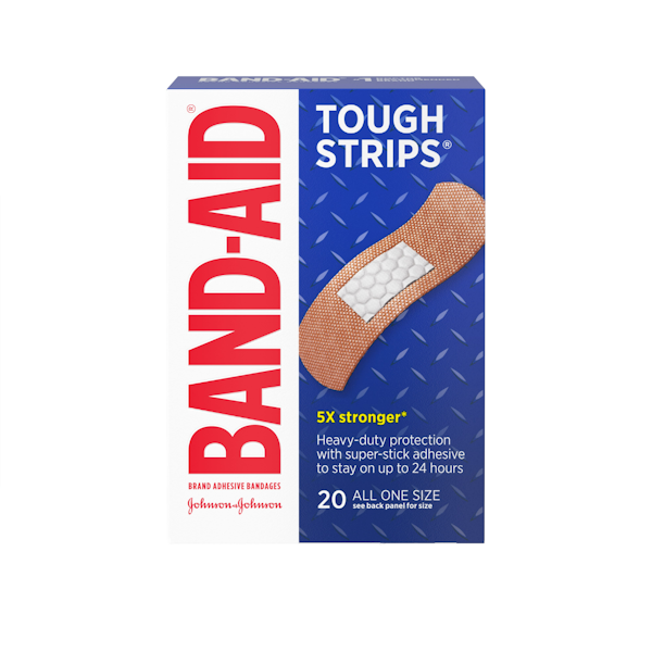 ADHESIVE BANDAGE TOUGH STRIPS 20 ct