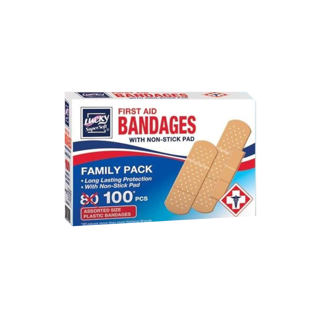 BENDAGES FAMILY PACK ASSORTED SIZES 100CT