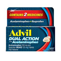 Advil - DUAL ACTION CAPLETS 18 ct - Medicine