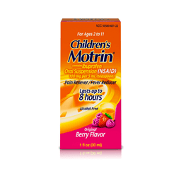 Motrin - CHILDREN IBUPROFEN PAIN RELIVER & FEVER REDUCER BERRY 1 oz - Medicine