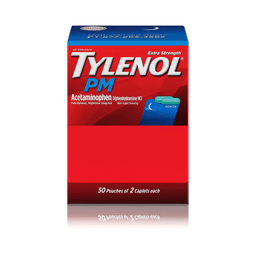 Tylenol - ACETAMINOPHEN PM EXTRA STRENGTH CAPLETS 20/2 ct - medicine