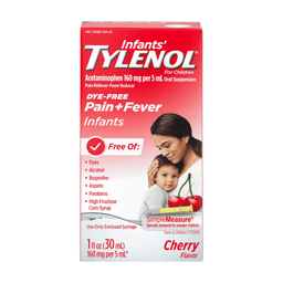 Tylenol - INFANT DROPS ACETAMINOPHEN LIQUID DYE FREE CHERRY 1 oz - Medicine