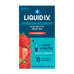 Liquid Iv - HYDRATION ELECTROLYTE DRINK MIX STRAWBERRY 6CT - Medicine