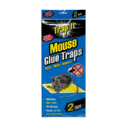 Trap-it - MOUSE GLUE TRAPS FLAT SMALL 2 pk - Home & Kitchen