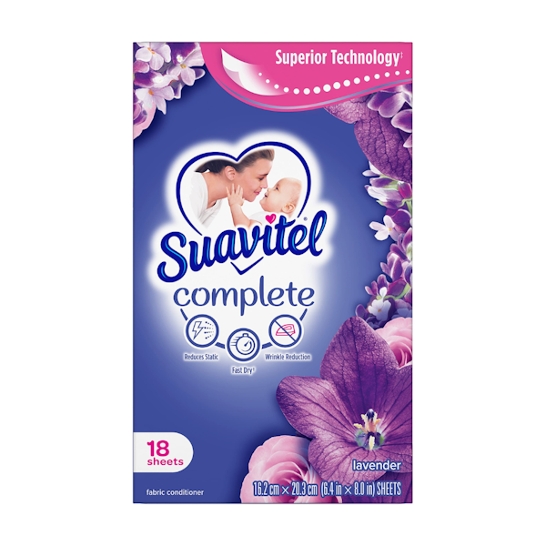 DRYER SHEETS LAVANDER 15/18 ct